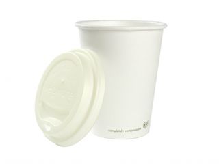 LV-4C Vegware™ Compostable 62-Series 4-ounce Classic White Single Wall Hot Cups